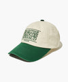 Marithé François Girbaud CLASSIC LOGO 6PANEL COLOR BLOCK CAP ivory
