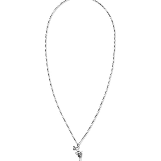 Mahagrid Revolver Necklace [Silver]