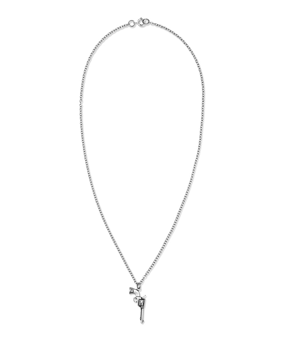 Mahagrid Revolver Necklace [Silver]