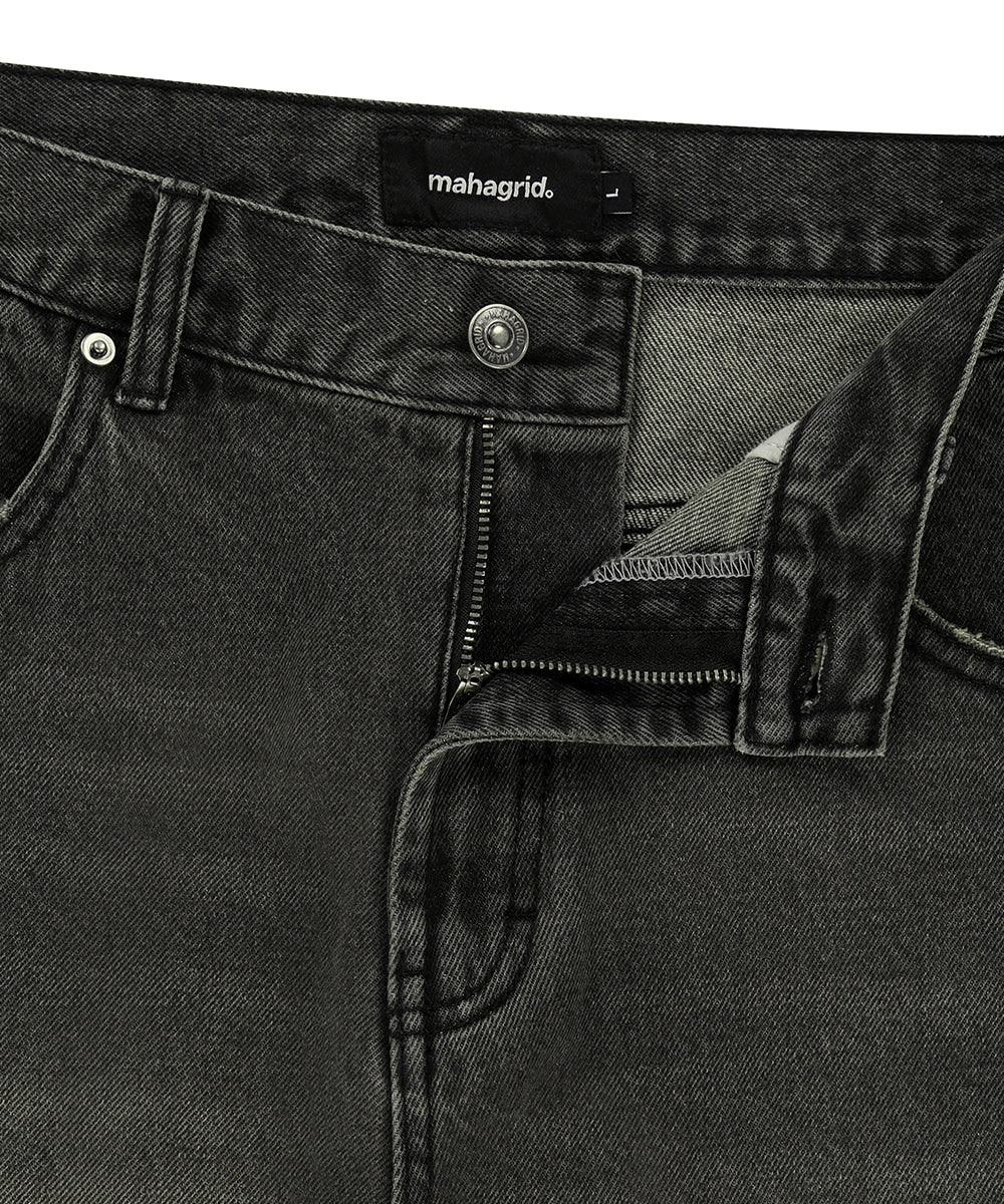 Mahagrid Mud Washing Denim Pant