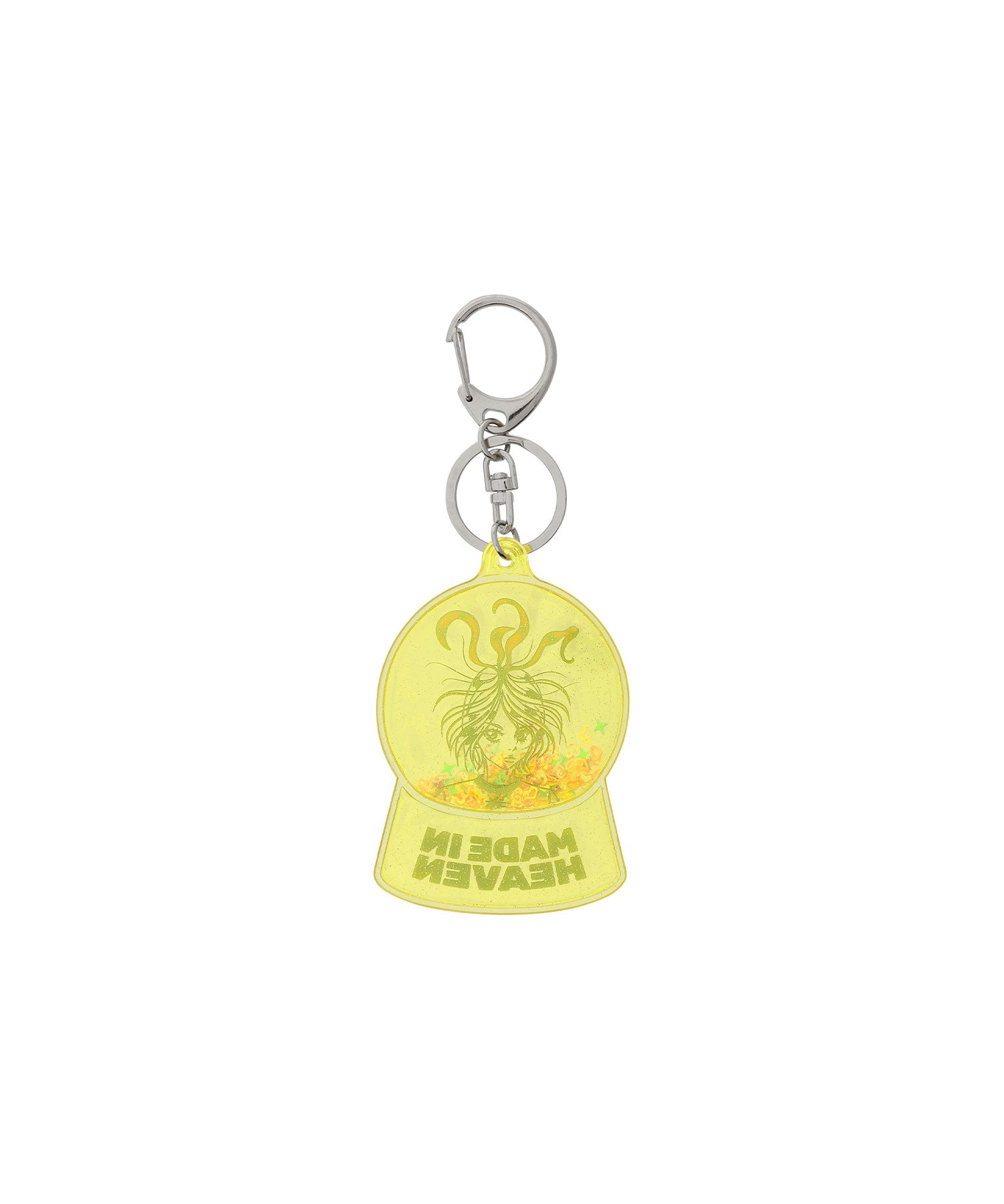 Nice Ghost Club Ghost Angel Snowball Key Chain [Yellow]