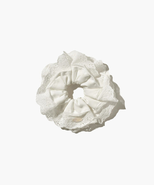 Marithé François Girbaud Regular Logo Lace Hair Scrunchie