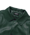 Nice Ghost Club PU Leather Work Car Coat