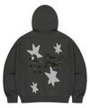Mahagrid Pray Applique Zip Up Hoodie