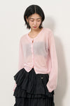 General Idea WOMAN Packable Sheer Long Sleeve Cardigan