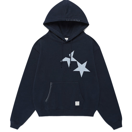 Cavish Twin Star Applique Hoodie