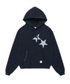 Cavish Twin Star Applique Hoodie