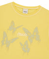 Mahagrid Pigment Butterfly Goth Crop Tee