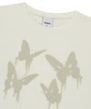 Mahagrid Pigment Butterfly Goth Crop Tee