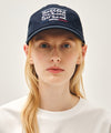 Marithé François Girbaud DRAWING CLASSIC LOGO FLAT BRIM CAP ivory