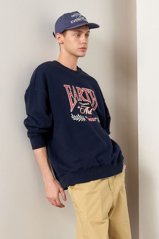 General Idea UNISEX Earth Loose Fit Sweatshirt