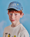 Marithé François Girbaud Disney Mickey Kids Pattern Ball Cap in Cream