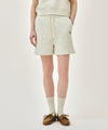 Marithé François Girbaud W VINTAGE CLASSIC LOGO SWEAT SHORTS heather gray