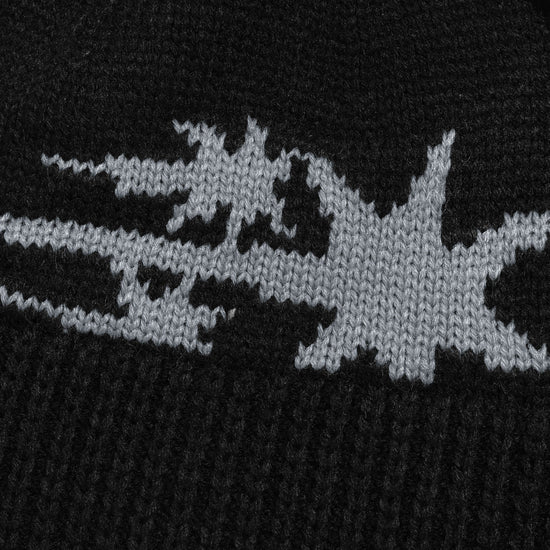 Nice Ghost Club 3 Stars Logo Earcap Beanie [Black]