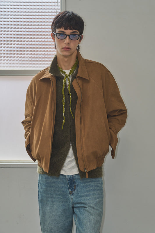 General Idea UNISEX Suede Collar Blouson