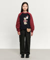 Marithé François Girbaud Kids Balloon Doodle Bear Raglan Sweatshirt Burgundy