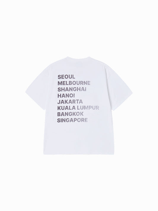 ADLV Dust Blur Effect Short Sleeve T-Shirt