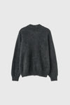 General Idea UNISEX Hairy Zip-Up Collar Cardigan