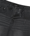 Mahagrid Washed Dart Denim Pant [Black]
