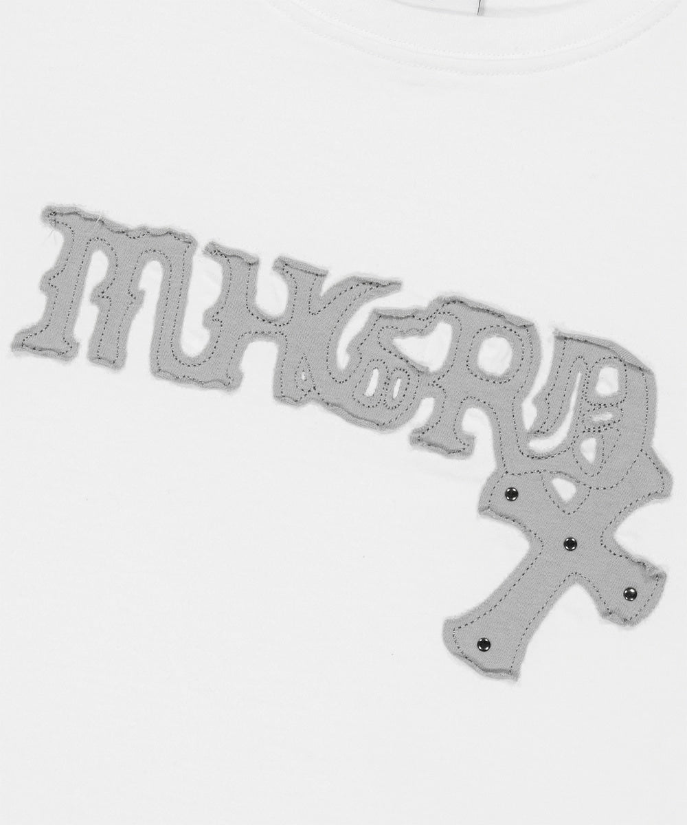 Mahagrid Gothic Applique Crop Tee