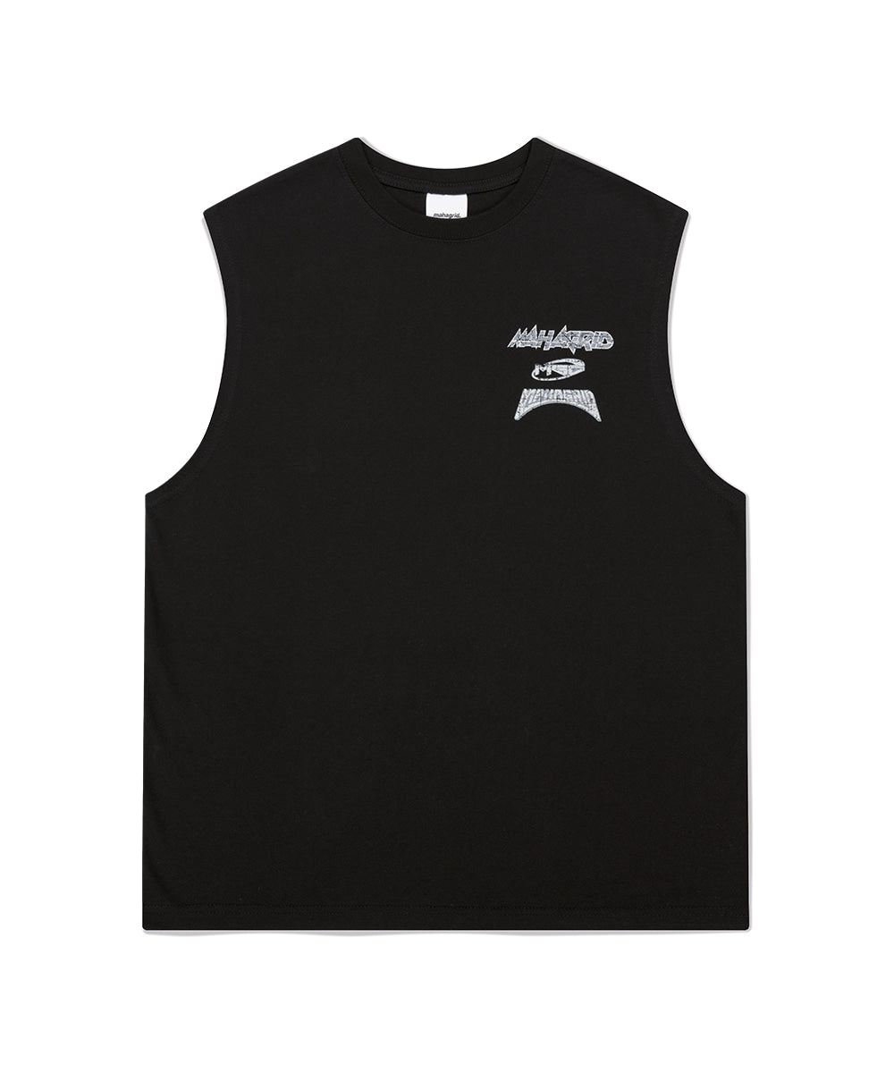 Mahagrid Multi Logo Sleevless Black