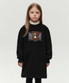 Marithé François Girbaud Kids Bear Classic Logo Sweat Dress (Brushed) Light Yellow