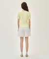 Marithé François Girbaud W LACE HEM SHORTS
