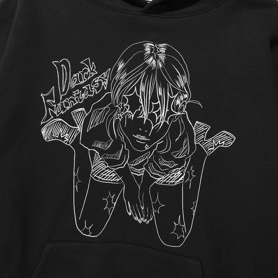 Nice Ghost Club Dark Fantasy Girl Hoodie