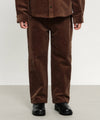 Marithé François Girbaud Kids Eiffel Label Corduroy Straight Pants Brown