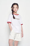 ADLV Kids Snake Initial Ringer Short Sleeve T-Shirt