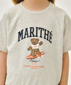 Marithé François Girbaud Kids Raglan Half Sweat Set-Up