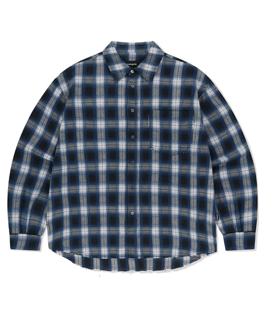 Mahagrid Raw Cut Ombre Shirt