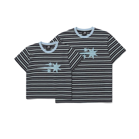 Nice Ghost Club Stripe 3Star Basic Tee [Navy]