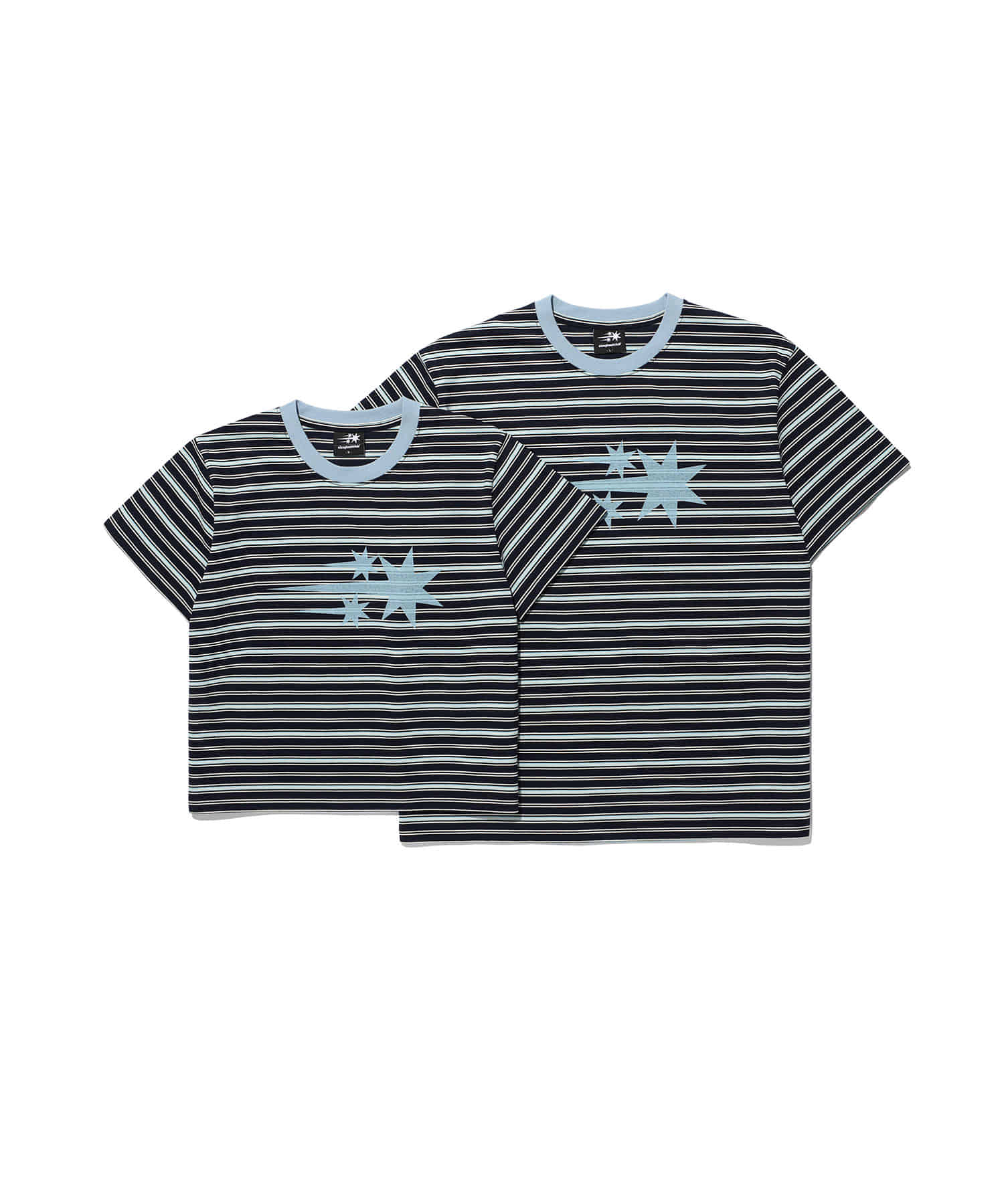 Nice Ghost Club Stripe 3Star Basic Tee [Navy]