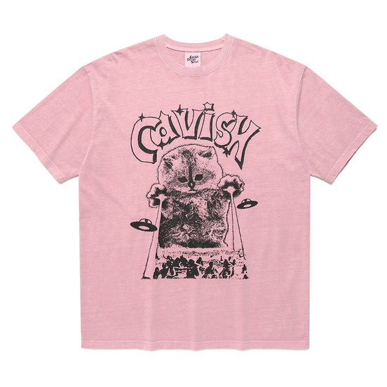 Cavish Invader Pigment Short Sleeve T-Shirt [Pink]