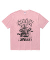 Cavish Invader Pigment Short Sleeve T-Shirt [Pink]
