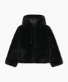 Marithé François Girbaud Women's Hooded Faux Fur Jacket