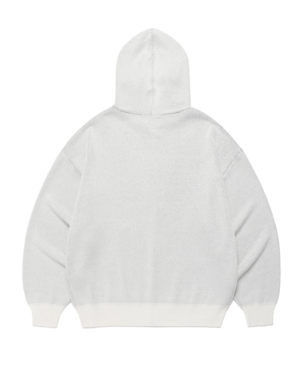 Cavish Rugged Knit Zip Up Hoodie
