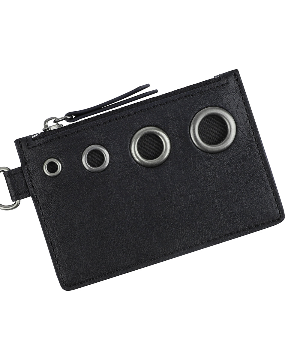 Mahagrid Eyelet Wallet Black