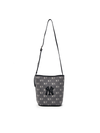 MLB Classic Monogram Vintage Denim Bucket Bag