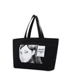 Nice Ghost Club Junji Ito Maniac Tomie Logo Big Tote Bag [Black]
