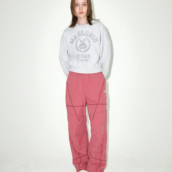 Mahagrid VINTAGE COLLEGE CROP SWEATSHIRT
