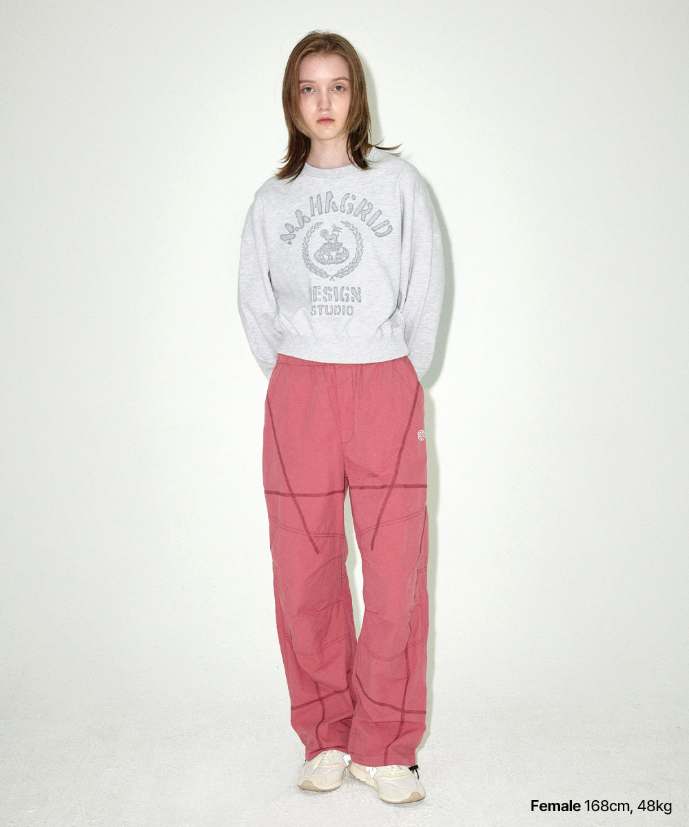 Mahagrid VINTAGE COLLEGE CROP SWEATSHIRT