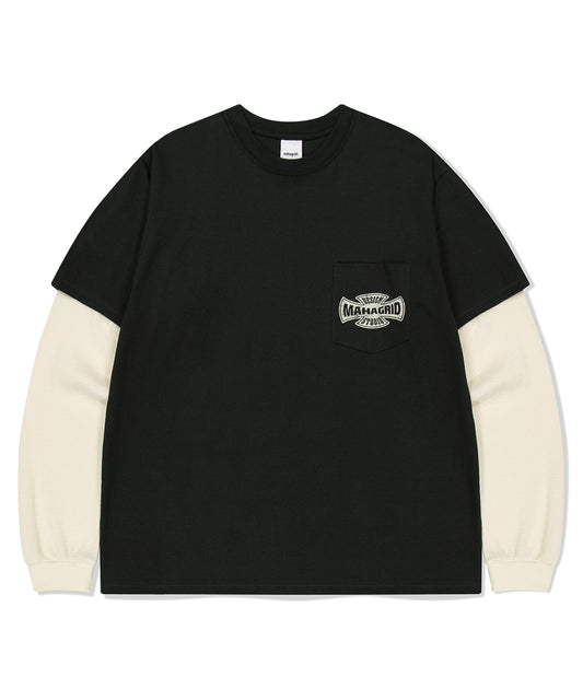 Mahagrid Cross Logo Thermal Long Sleeve Tee