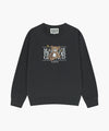 Marithé François Girbaud Kids Flower Bear Classic Logo Regen Sweatshirt Light Heather Gray