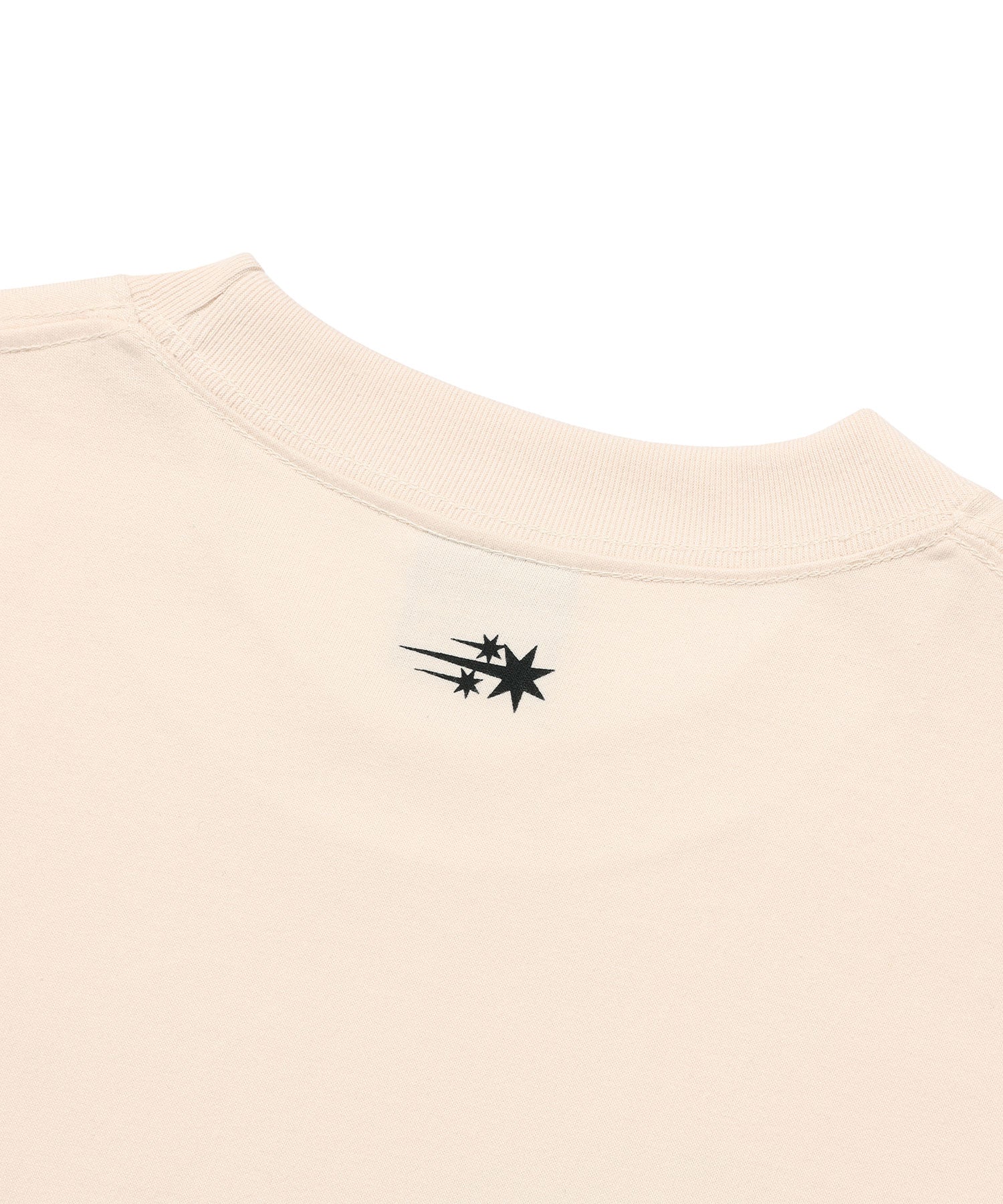 Nice Ghost Club Girl Blowing Symbol Big Tee [Beige]