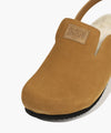 Marithé François Girbaud Suede Strap Clogs