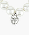 Marithé François Girbaud PEARL SILVER BALL SCRUNCHIE