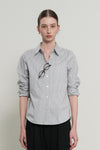 General Idea WOMAN Classic Stripe Rivet Shirt