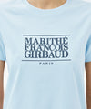 Marithé François Girbaud W CLASSIC LOGO TEE ice blue